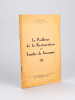 Le Problème de la Restauration des Landes de Gascogne [ Edition originale ]. PAPY, Louis