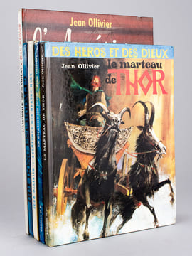 [ Lot de 5 Titres, dont 4 dédicacés par l'auteur ] Le Chaudron d'Or - Le Marteau de Thor - Aventures des Quatre Mers - Qui donc est Boomj - L'Amérique ...