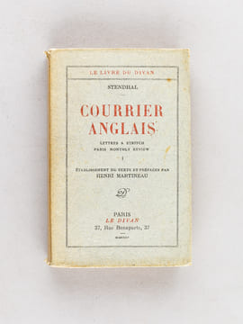 Courrier Anglais (5 Tomes - Complet) [ Livre dédicacé par Henri Martineau ] Tome I : Lettres à Stritch. Paris Monthly Review ; Tome II : New Monthly ...