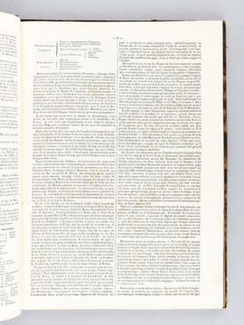 Atlas Universel, Physique, Historique et Politique de Géographie Ancienne et Moderne [ Cahier des Notices des 40 cartes contenues dans l'Atlas, seul - ...
