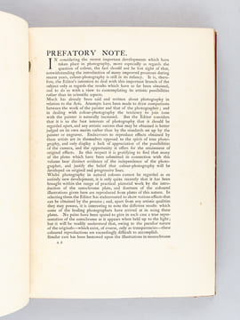 Colour Photography and other recent developments of the Art of The Camera 1908. Special Summer number of The Studio. HOLME, Charles (Ed.) ; James ...