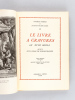 Le Livre à Gravures au Dix-huitième siècle, suivi d'un Essai de bibliographie [ Edition originale ]. BOISSAIS, Maurice ; DELEPLANQUE, Jacques 
