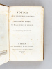 Notice sur le Caractère et les Ecrits de Madame de Staël [ Edition originale ]. NECKER DE SAUSSURE, Madame