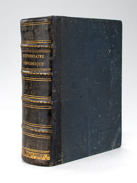 Dictionnaire Théologique, Historique, Poétique, Cosmographique et Chronologique contenant sommairement Les Vies les plus remarquables des SS. ...