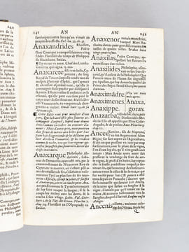 Dictionnaire Théologique, Historique, Poétique, Cosmographique et Chronologique contenant sommairement Les Vies les plus remarquables des SS. ...