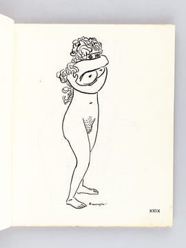 Le Gynécée. Dessins inédits de Rouveyre 1907 à 1909 [ Edition originale - Livre dédicacé par l'auteur ]. ROUVEYRE, André