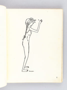 Le Gynécée. Dessins inédits de Rouveyre 1907 à 1909 [ Edition originale - Livre dédicacé par l'auteur ]. ROUVEYRE, André