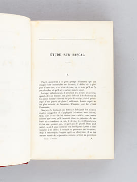 Oeuvres de Pascal : Pensées - Lettres et Opuscules divers. PASCAL, Blaise