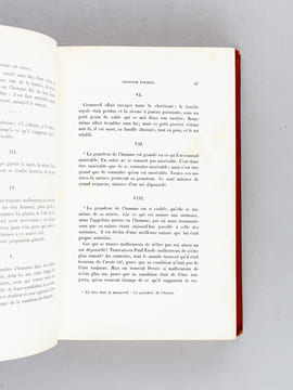 Oeuvres de Pascal : Pensées - Lettres et Opuscules divers. PASCAL, Blaise