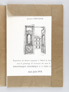 Dessins de Paris. Exposition de dessins organisée à l'Hôtel de Lamoignon sous le patronage de la Société des amis de la Bibliothèque Historique de la Ville de Paris mai-juin 1978