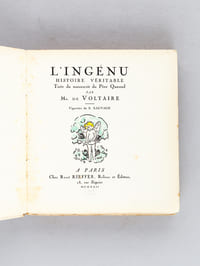 L'Ingénu. Histoire véritable tirée du manuscrit du Père Quesnel