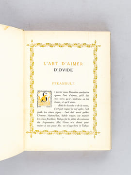 L'Art d'Aimer d'Ovide. OVIDE ; [ HEGUIN DE GUERLE ; MUNNE ]