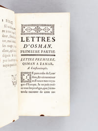 Lettres d'Osman (3 Parties - Complet) [ Edition originale ]