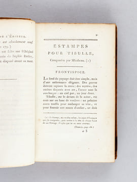 Elégies de Tibulle par Mirabeau (3 Tomes - Complet). TIBULLE ; MIRABEAU