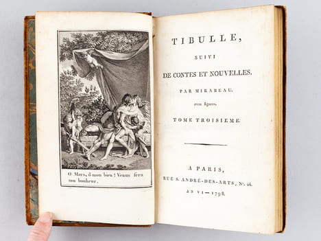 Elégies de Tibulle par Mirabeau (3 Tomes - Complet). TIBULLE ; MIRABEAU