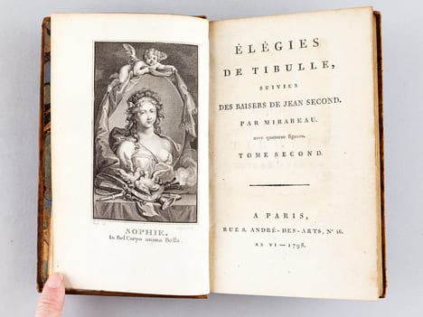 Elégies de Tibulle par Mirabeau (3 Tomes - Complet). TIBULLE ; MIRABEAU