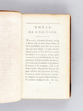 Elégies de Tibulle par Mirabeau (3 Tomes - Complet). TIBULLE ; MIRABEAU
