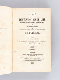 Traité de la Manutention des Employés de l'Enregistrement et des Domaines, ou Exposé Méthodique des Règles concernant le Service de l'Administration (2 Tomes - Complet)
