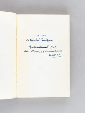[ Lot de 6 ouvrages enrichis de plusieurs lettres autographes signés et de dédicaces à l'écrivain bordelais Michel Suffran ] Le personnage combattant ...