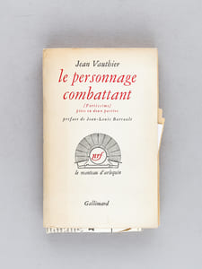 [ Lot de 6 ouvrages enrichis de plusieurs lettres autographes signés et de dédicaces à l'écrivain bordelais Michel Suffran ] Le personnage combattant [ Avec deux billets autographes signés de l'auteur. Avec : ] Le Sang. Fête théâtrale [ Livre dédicacé par l'auteur, avec invitation à la représentation de la pièce , Théâtre du huitième, Lyon, et avec un billet autographe signé de l'auteur ] [ Avec : ] Les Prodiges [ Livre dédicacé par l'auteur ] [ Avec : ] L'Othello de Shakespeare. Version française pour la scène  [ Livre dédicacé par l'auteur ]  [ Avec un second exemplaire : ] L'Othello de Shakespeare. Version française pour la scène  [ Livre dédicacé par l'auteur,  avec deux cartes postales autographes signées de l'auteur. Avec : ] Théatre : Capitaine Bada - La Nouvelle Mandragore [ Livre dédicacé par l'auteur ] 