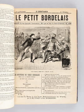 Le Petit Bordelais [ De la 107e à la 182e livraison ] [ Contient notamment : ] Les Mystères du Vieux Bordeaux par Marius Dorgan - L'affaire Lerouge, ...