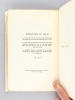 Le Romantisme Féminin [ Edition originale ]. MAURRAS, Charles ; (SZEKELY DE DOBA, André)
