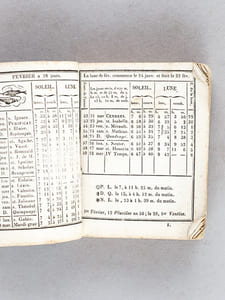 Almanach Napoléon ou des Glorieux Souvenirs. Almanach quotidien pour 1849