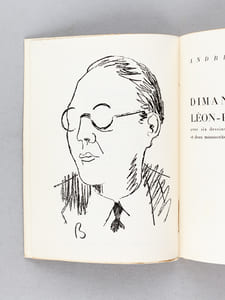 Dimanche avec Léon-Paul Fargue [ Edition originale - Livre dédicacé par l'auteur  - Avec une L.A.S. de Léon-Paul Fargues ]