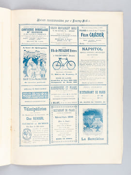 Tourny Noël Deuxième Année. 1896. DEPAS, Edmond (dir.) ; Collectif : SEM ; SILVESTRE, Armand ; BRUANT, Aristide ; TOULOUZE, Ernest ; GAVAULT, Paul ; ...