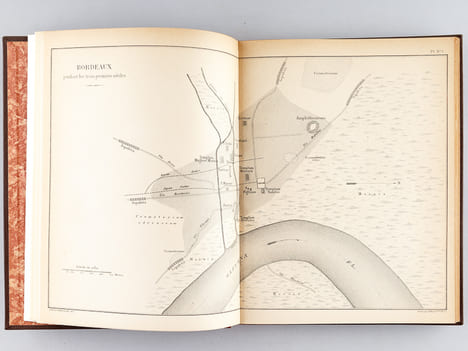 Bordeaux. Aperçu Historique. Sol, Population, Industrie, Commerce. Administration. Album. (4 Volumes - Complet) Tomes 1, 2, 3 et Album [ Edition ...