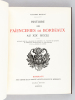 Histoire des Faïenceries de Bordeaux au XIXe siècle. NICOLAI, Alexandre