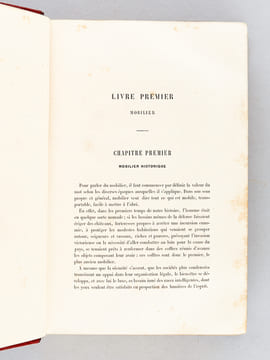 Histoire du Mobilier. Recherches et Notes sur les Objets d'Art qui peuvent composer l'ameublement et les collections de l'homme du monde et du ...