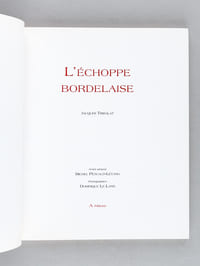 L'échoppe bordelaise. Bordeaux, la ville aux dix mille échoppes.