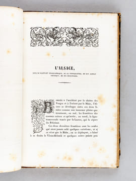 Voyage pittoresque en Alsace par le chemin de fer de Strasbourg à Bâle [ Edition originale ]. ROUVROIS, Th. de M. de