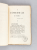 Le Désarmement Européen [ Edition originale ]. GIRARDIN, Emile de