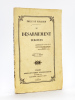 Le Désarmement Européen [ Edition originale ]. GIRARDIN, Emile de