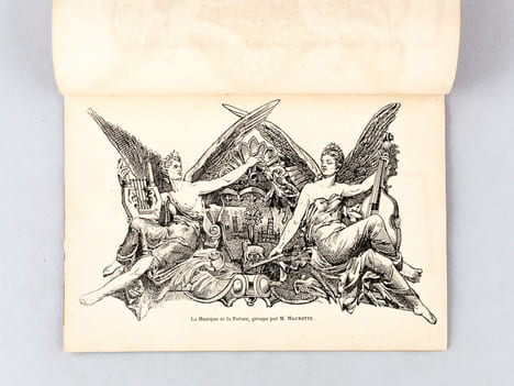 Notice sur les Salles de Spectacle de Toulouse avec les dessins des principaux motifs de sculpture et une vue générale de la Salle [ Edition originale ...