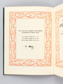 Les Quatrains d'Omar Khayyam. Traduits du persan sur le manuscrit conservé à la Bodleian Library d'Oxford [ Exemplaire sur papier du Japon ]. KHAYYAM, ...