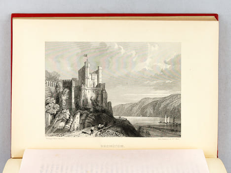 Le Rhin en 1885. Excursion pittoresque, anecdotique et littéraire à travers la Suisse et l'Allemagne.. BORDOT, Anatole
