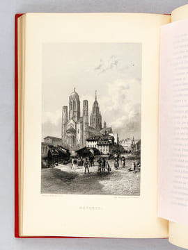 Le Rhin en 1885. Excursion pittoresque, anecdotique et littéraire à travers la Suisse et l'Allemagne.. BORDOT, Anatole