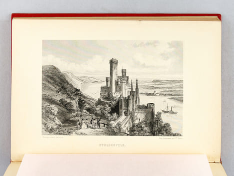 Le Rhin en 1885. Excursion pittoresque, anecdotique et littéraire à travers la Suisse et l'Allemagne.. BORDOT, Anatole
