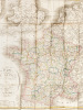 Carte de France dressée en 86 Départemens, Avec les Préfectures et Sous-Préfectures, Archevêchés, Evêchés, par Phélipeau, 1821. PHELIPEAU