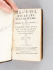 Recueil des Edits, Déclarations, et Arrest du Conseil, rendus au sujet des Gens de la Religion prétendue Réformée.. Collectif