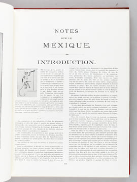 Notes sur le Mexique [ Edition originale - Livre dédicacé par l'auteur ] Les Français au Mexique. Mexico : La Ville ancienne - La Ville moderne - ...