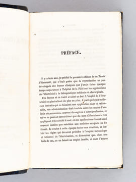 Traité des Applications de l'Electricité à la thérapeutique médicale et chirurgicale.. BECQUEREL, Antoine