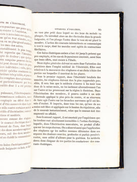 Traité des Applications de l'Electricité à la thérapeutique médicale et chirurgicale.. BECQUEREL, Antoine