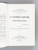 La Prothèse dentaire indispensable [ Edition originale ]. CHAREZIEUX, Dr. E.