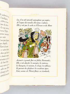 Le Lutrin. Illustrations de Lucien Boucher. BOILEAU, Nicolas ; BOUCHER, Lucien