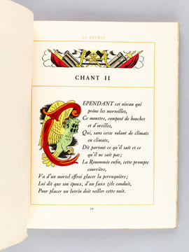 Le Lutrin. Illustrations de Lucien Boucher. BOILEAU, Nicolas ; BOUCHER, Lucien