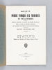 Statuts. Société du Marché Français des Fourrures et Pelleteries. Société Anonyme au capital de 1.000.000 de Francs pour la vente aux Enchères ...